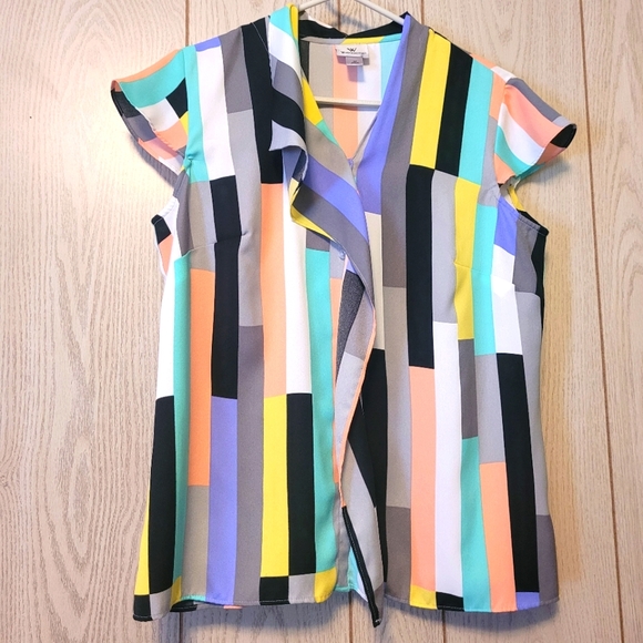 Colorblock Blouse - Picture 6 of 8
